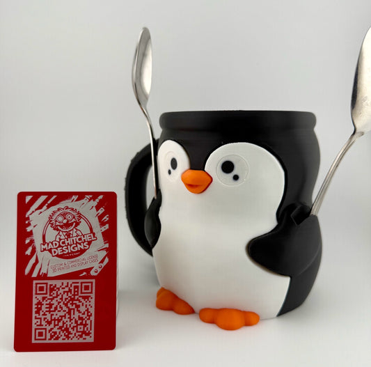 Pebbles, the Penguin Ice Cream Pint Holder 🐧🍨